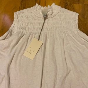 NWT - White Tank Blouse